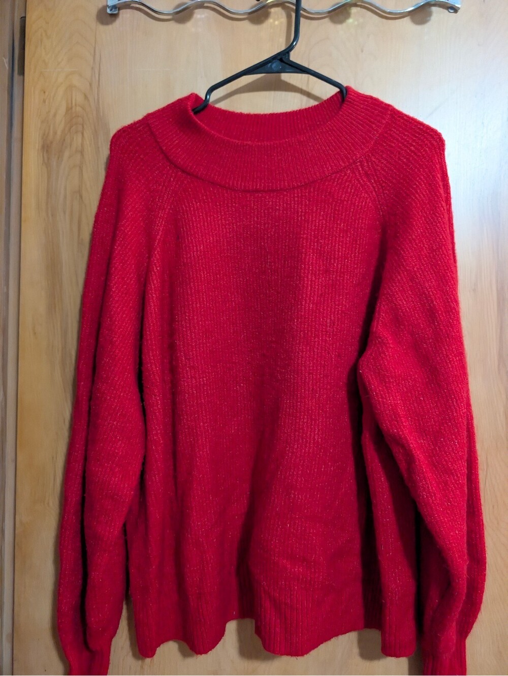 GAP Modern Red Cozy Sweater XL